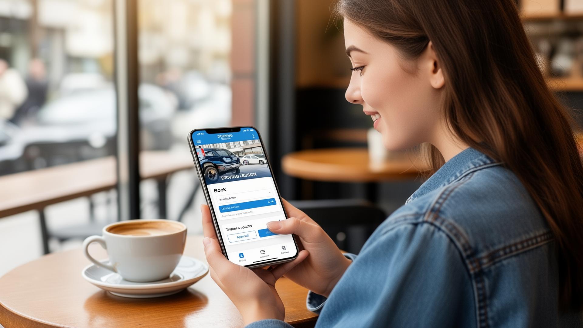 Driving Success Coordinator reviewing student progress